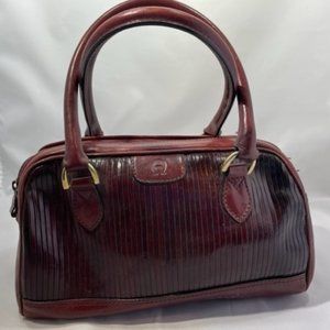 Leather Satchel by Etienne Aigner